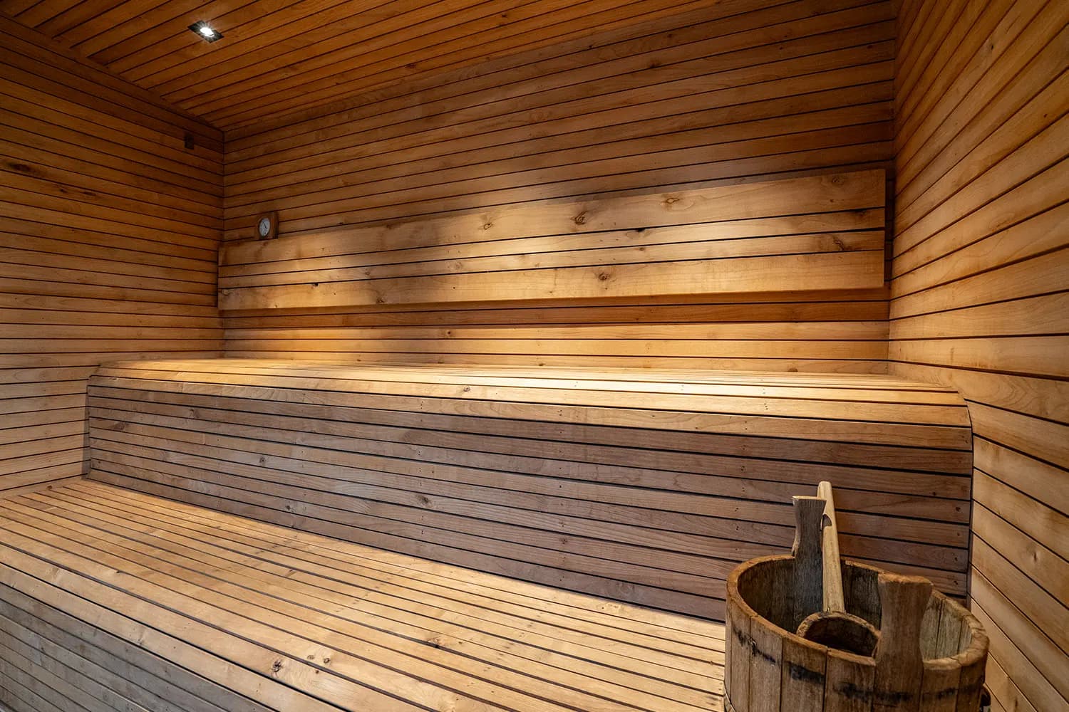 Sauna interior